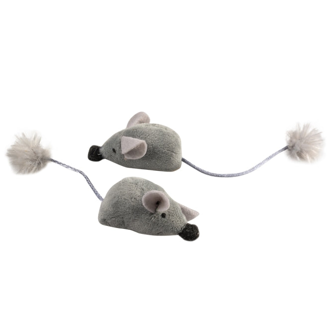 Duvoplus Cat Toy Cushy Mäuse grau